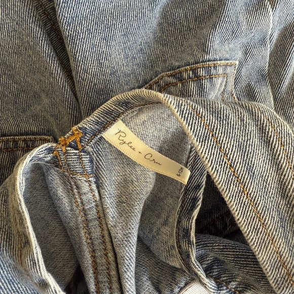 Rylee Cru heart denim overalls - Picture 4 of 4